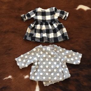 Baby dress and jacket